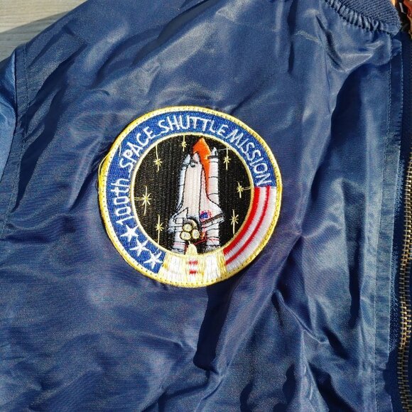 Woman’s MA-1 Bomber Jacket NASA Flight Jacket - Picture 4 of 10